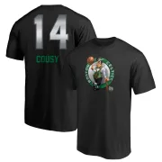 Bob Cousy Boston Celtics Black Midnight Mascot T-Shirt