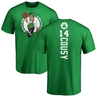 Bob Cousy Boston Celtics Kelly Green Backer T-Shirt