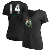 Bob Cousy Women's Boston Celtics Black Midnight Mascot T-Shirt