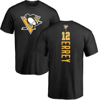 Bob Errey Pittsburgh Penguins Backer T-Shirt - Black