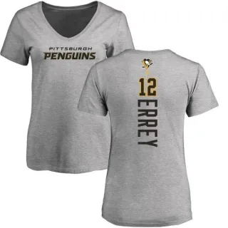 Bob Errey Women's Pittsburgh Penguins Backer T-Shirt - Ash