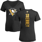 Bob Errey Women's Pittsburgh Penguins Backer T-Shirt - Black