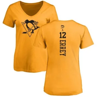 Bob Errey Women's Pittsburgh Penguins One Color Backer T-Shirt - Gold