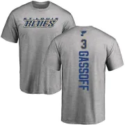 Bob Gassoff St. Louis Blues Backer T-Shirt - Ash