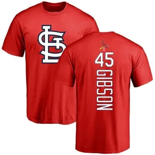 Bob Gibson St. Louis Cardinals Backer T-Shirt - Red