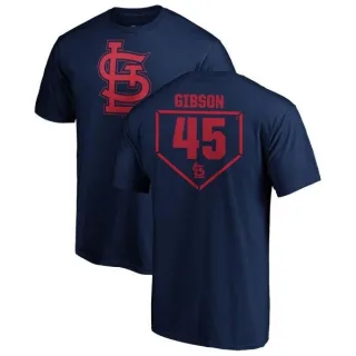 Bob Gibson St. Louis Cardinals RBI T-Shirt - Navy