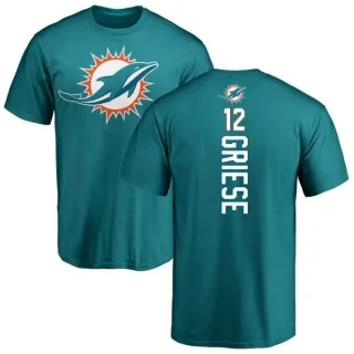 Bob Griese Miami Dolphins Backer T-Shirt - Aqua