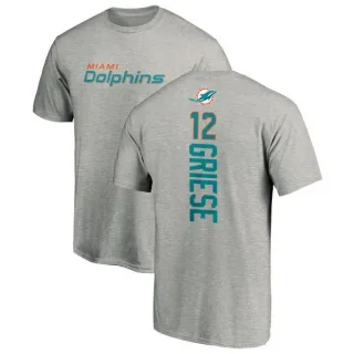 Bob Griese Miami Dolphins Backer T-Shirt - Ash