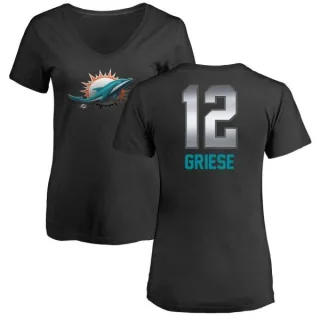 Bob Griese Women's Miami Dolphins Midnight Mascot T-Shirt - Black