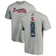 Bob Horner Atlanta Braves Backer T-Shirt - Ash