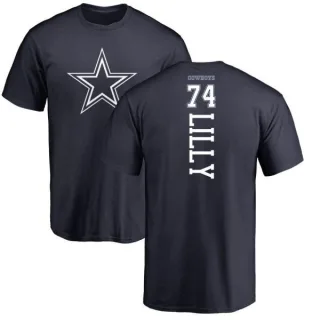 Bob Lilly Dallas Cowboys Backer T-Shirt - Navy