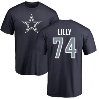 Bob Lilly Dallas Cowboys Name & Number Logo T-Shirt - Navy