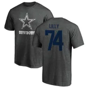 Bob Lilly Dallas Cowboys One Color T-Shirt - Ash