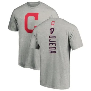 Bob Ojeda Cleveland Indians Backer T-Shirt - Ash