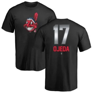 Bob Ojeda Cleveland Indians Midnight Mascot T-Shirt - Black