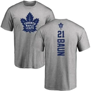 Bobby Baun Toronto Maple Leafs Backer T-Shirt - Ash