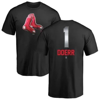 Bobby Doerr Boston Red Sox Midnight Mascot T-Shirt - Black