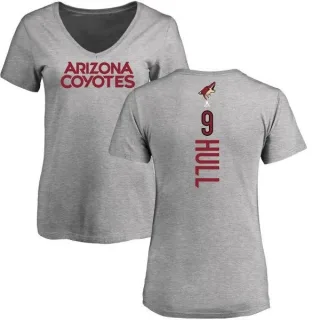 Bobby Hull Women's Arizona Coyotes Backer T-Shirt - Ash