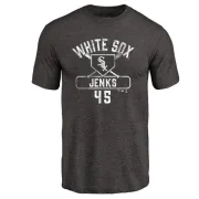 Bobby Jenks Chicago White Sox Base Runner Tri-Blend T-Shirt - Black