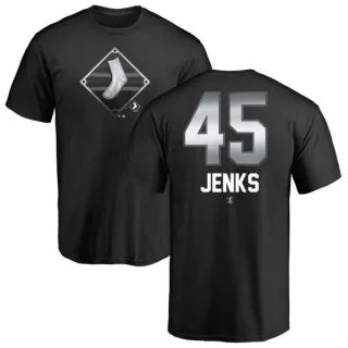 Bobby Jenks Chicago White Sox Midnight Mascot T-Shirt - Black