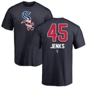 Bobby Jenks Chicago White Sox Name and Number Banner Wave T-Shirt - Navy