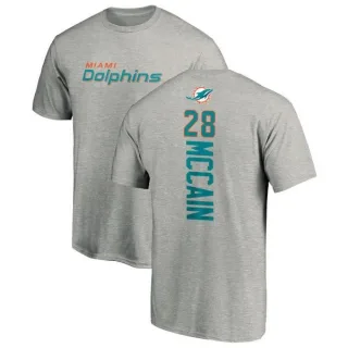 Bobby McCain Miami Dolphins Backer T-Shirt - Ash