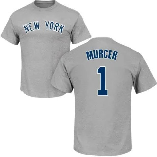 Bobby Murcer New York Yankees Name & Number T-Shirt - Gray