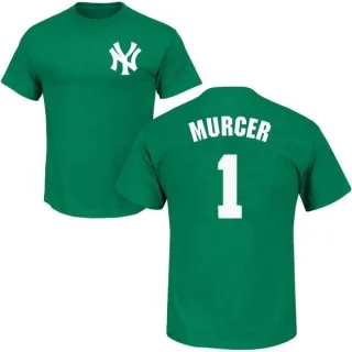 Bobby Murcer New York Yankees St. Patrick's Day Name & Number T-Shirt - Green