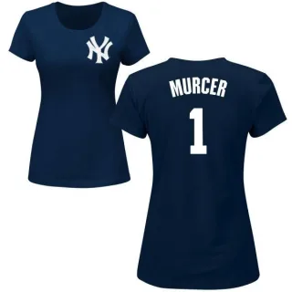 Bobby Murcer Women's New York Yankees Name & Number T-Shirt - Navy