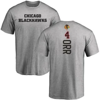 Bobby Orr Chicago Blackhawks Backer T-Shirt - Ash