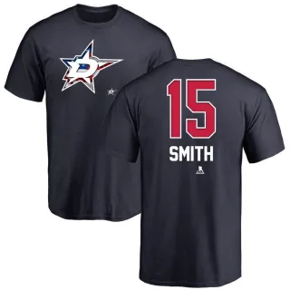 Bobby Smith Dallas Stars Name and Number Banner Wave T-Shirt - Navy