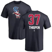 Bobby Thigpen Chicago White Sox Name and Number Banner Wave T-Shirt - Navy