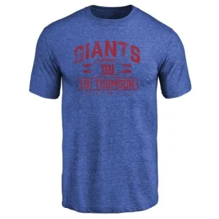 Bobby Thomson New York Giants Flanker Tri-Blend T-Shirt - Royal