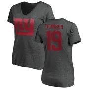 Bobby Thomson Women's New York Giants One Color T-Shirt - Ash