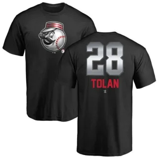 Bobby Tolan Cincinnati Reds Midnight Mascot T-Shirt - Black