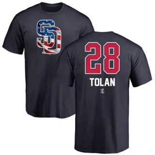 Bobby Tolan San Diego Padres Name and Number Banner Wave T-Shirt - Navy