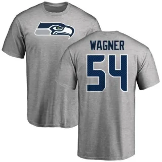 Bobby Wagner Seattle Seahawks Name & Number Logo T-Shirt - Ash