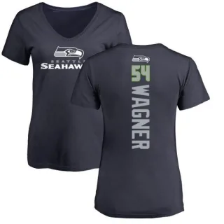 Bobby Wagner Women's Seattle Seahawks Backer Slim Fit T-Shirt - Navy