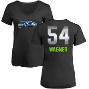 Bobby Wagner Women's Seattle Seahawks Midnight Mascot T-Shirt - Black