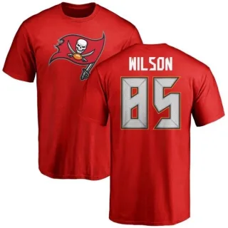 Bobo Wilson Tampa Bay Buccaneers Name & Number Logo T-Shirt - Red