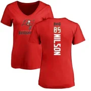 Bobo Wilson Women's Tampa Bay Buccaneers Backer Slim Fit T-Shirt - Red