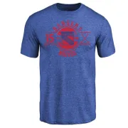 Boo Nieves New York Rangers Insignia Tri-Blend T-Shirt - Royal