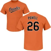 Boog Powell Baltimore Orioles Name & Number T-Shirt - Orange