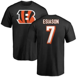 Boomer Esiason Cincinnati Bengals Name & Number Logo T-Shirt - Black