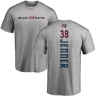 Boone Jenner Columbus Blue Jackets Backer T-Shirt - Ash