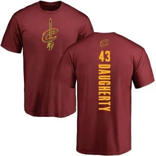 Brad Daugherty Cleveland Cavaliers Maroon Backer T-Shirt