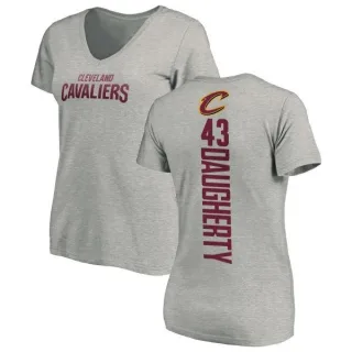 Brad Daugherty Women's Cleveland Cavaliers Ash Backer T-Shirt