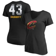 Brad Daugherty Women's Cleveland Cavaliers Black Midnight Mascot T-Shirt