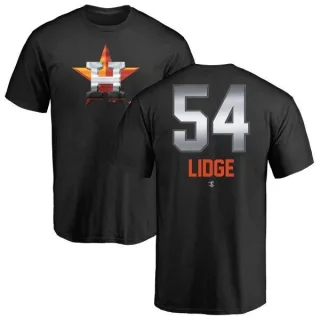 Brad Lidge Houston Astros Midnight Mascot T-Shirt - Black