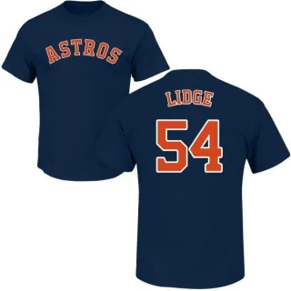 Brad Lidge Houston Astros Name & Number T-Shirt - Navy